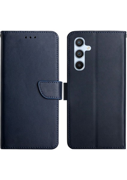Samsung Galaxy A25 5g Nappa Doku Telefon Cüzdan Kılıfı Inek Deri Stand Telefon Kapağı (Yurt Dışından)