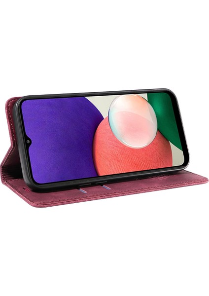 Samsung Galaxy A22 5g / A22S 5g Cüzdan Pu Deri Kabuk Rfıd Engelleme Flip Kapak Standı Telefon Kılıfı (Yurt Dışından) modelleri