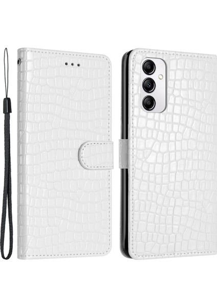 Samsung Galaxy A14 Timsah Doku Pu Deri Telefon Cüzdan Kılıfı (Yurt Dışından)