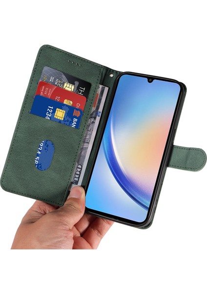 Samsung Galaxy A34 5g Pu Deri Kapağı, Stand Cüzdan Telefon Kılıfı (Yurt Dışından) fırsatları