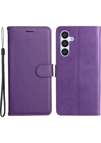 Samsung Galaxy A25 5g Şok Geçirmez Cep Telefonu Kasası Cüzdanı Pu Deri Telefon Kapağı (Yurt Dışından)