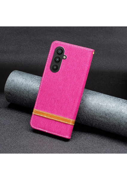 Samsung Galaxy A25 5g Telefon Deri Kılıf Kot Cüzdan Bir Ekan Telefon Kapağı Cüzdan Standı (Yurt Dışından) fırsatları