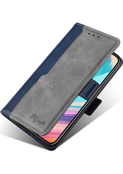 Samsung Galaxy M54 5g / F54 5g Cüzdan Kılıfı Flip Stand Contrast Renk Tpu+Pu Deri Telefon Kapağı (Yurt Dışından) indirimleri