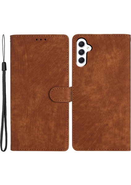 Samsung Galaxy A25 5g Pu Deri Cüzdan Toz Geçirmez Telefon Kapağı Slim Fit Stand Cilt Touch Cep Telefon Kılıfı (Yurt Dışından)