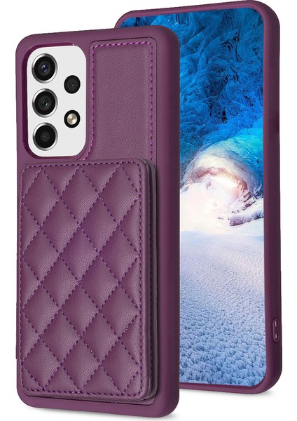 Samsung Galaxy A13 Kart Tutucusu Kickstand Pu Deri Kaplamalı Tpu Kapak Telefon Kılıfı (Yurt Dışından) fiyatları