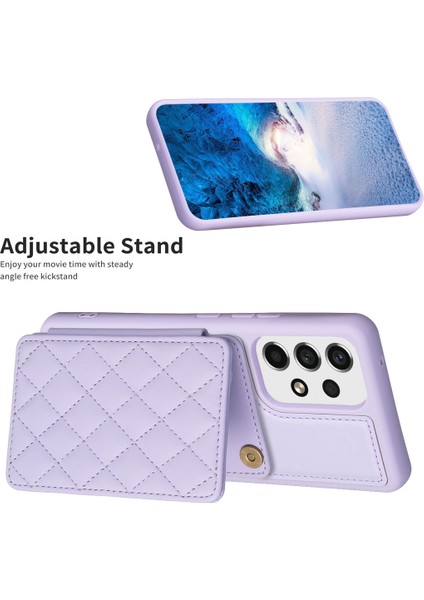 Samsung Galaxy A13 Kart Tutucusu Kickstand Pu Deri Kaplamalı Tpu Kapak Telefon Kılıfı (Yurt Dışından) indirimleri
