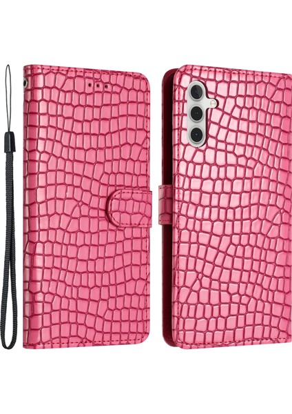 Samsung Galaxy A34 5g Timsah Doku Stand Telefon Cüzdan Kılıfı (Yurt Dışından)