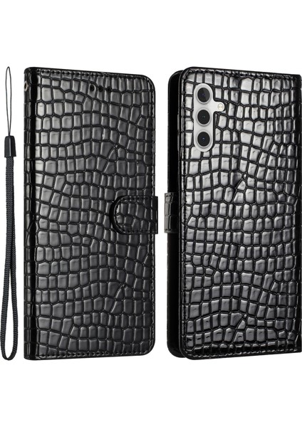 Samsung Galaxy A34 5g Timsah Doku Stand Telefon Cüzdan Kılıfı (Yurt Dışından)