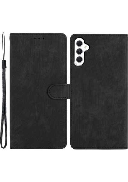 Samsung Galaxy A25 5g Pu Deri Cüzdan Toz Geçirmez Telefon Kapağı Slim Fit Stand Cilt Touch Cep Telefon Kılıfı (Yurt Dışından)