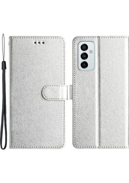 Samsung Galaxy A14 Telefon Kılıfı, Stand Ipek Doku Pu Deri Cüzdan Kabuğu (Yurt Dışından)