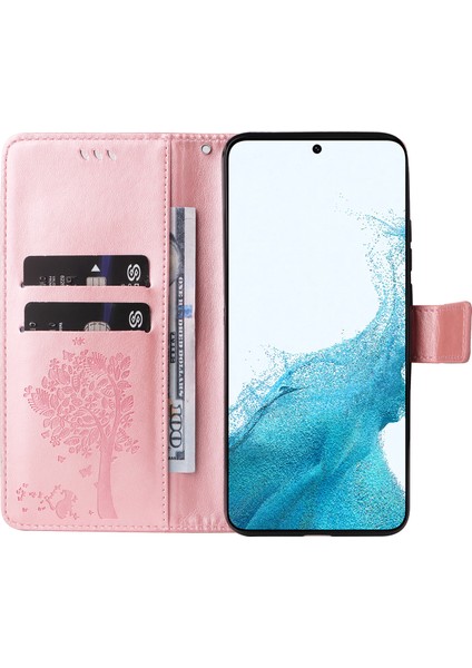 Samsung Galaxy A25 5g Telefon Kapağı Flip Stand Stand Baskılı Kedi Ağacı Telefon Kılıfı Cüzdan (Yurt Dışından) fırsatları