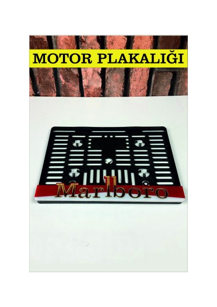 Karbon Soft Pleksi Motor Plakalığı