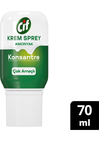 Krem Sprey Çok Amaçlı Konsantre Amonyak 70 ml