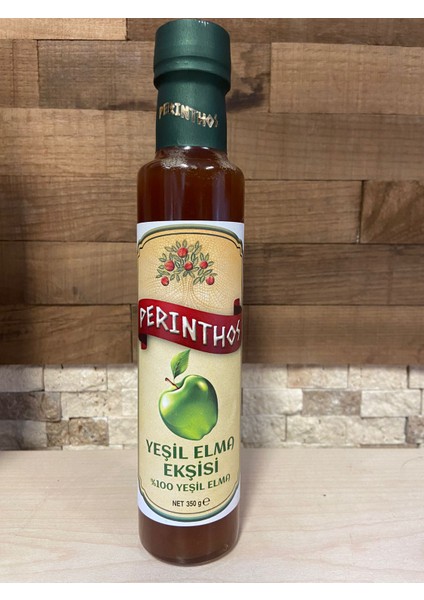 Yeşil Elma Ekşisi 350 gr Cam Şise
