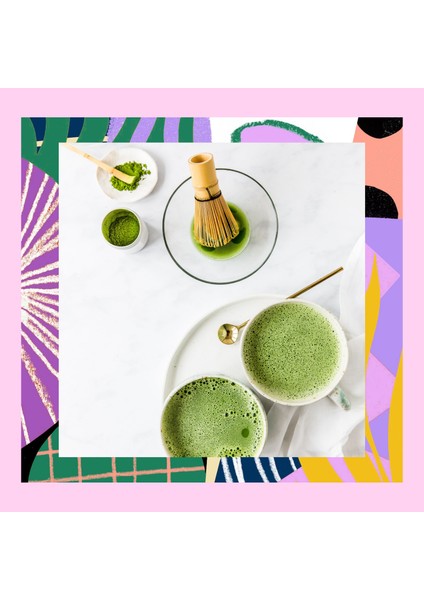 Berry Matcha - Böğürtlen Aromalı Matcha, 50 Gr