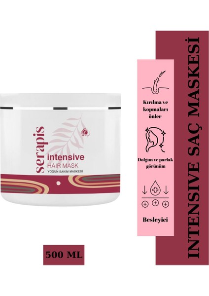 Intensive Yıpranmış Saçlar Için Yoğun Bakım Maskesi 500 ml