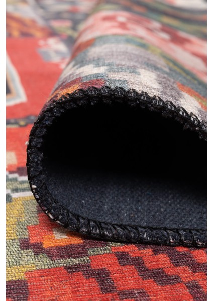 Folk Patchwork Desenli Dokuma Taban Dekoratif Renkli Halı (Ba 10) fırsatları