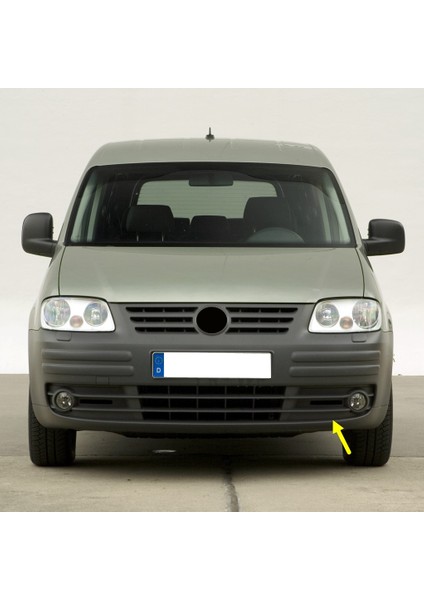 Vw Caddy 2004-2010 Ön Tampon Sol Sis Çerçevesi Izgarası 2K0853683A
