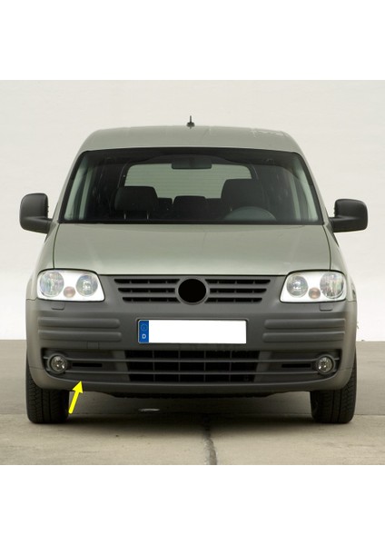 Vw Caddy 2004-2010 Ön Tampon Sağ Sis Çerçevesi Izgarası 2K0853684A