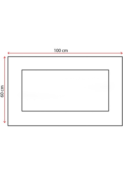 %100 Pamuk 60X100 Banyo Paspası