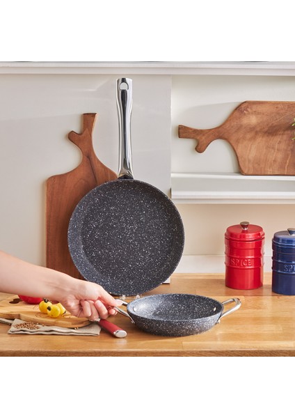 Biogranit Navy Stone Tava Sahan Set 20 cm + Tava 26 cm