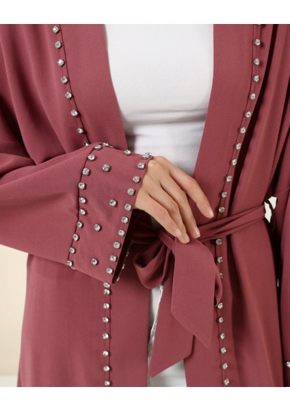 Taş Detaylı Kimono - 70039.101 - Gül Kurusu fiyatları