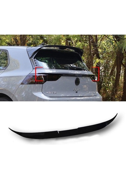 Golf 8 Stop Arası Middle Spoiler (Parlak Siyah)