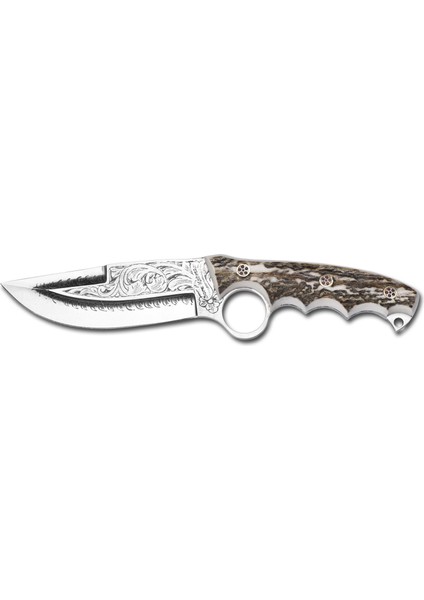 Bora 508 Wild Boar Boynuz Sap Gravürlü Bıçak fiyatları
