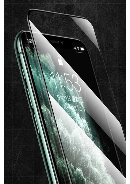iPhone 15 Pro Max Ekranı Tam Kaplayan Lüx Cam Ekran Koruyucu