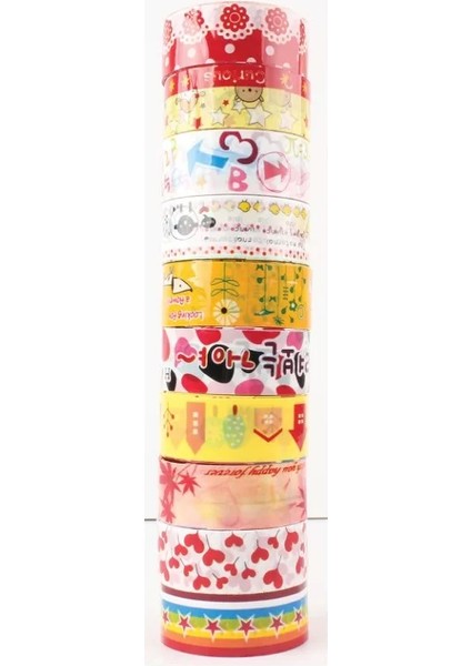 Metalize Desenli Bant 10 Lu CT01