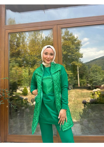 Dafne Cepli Üçlü Takım - Benetton Yeşil