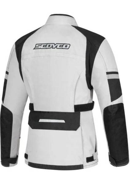 Motosiklet Montu 4 Mevsim Uzun Oxford 600-D Dayanıklı Kumaş Women Motor Mont Grey fiyatları