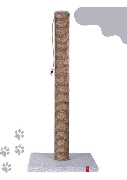 90CM Catnipli Kalın Borulu Dev Tırmalama Tahtası Minder Yüzey Gri modelleri