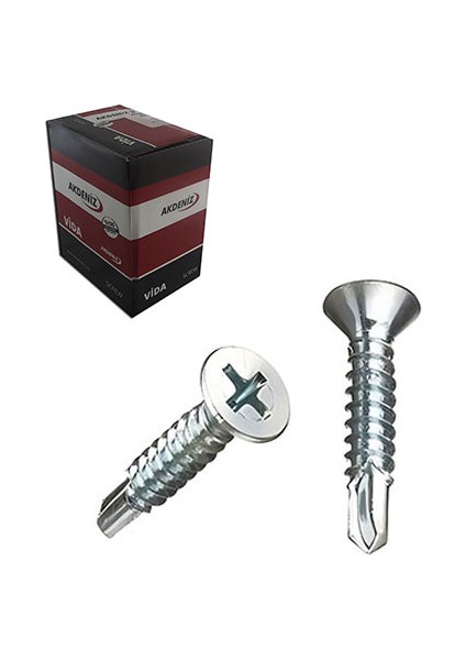 Akdeniz Yhb Matkap Uçlu Vida 4,8X22 (1.000 Adet)