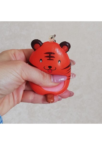 Anahtarlık Çanta Araba Süsü Squishy Dondurma Eğlence Hayvan Figür Sukuşi