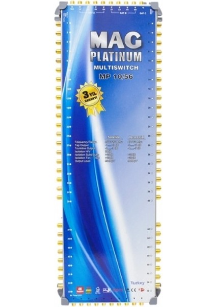10*56 Kaskatlı Uydu Santrali Mag Platınum Beyaz 0,5 M