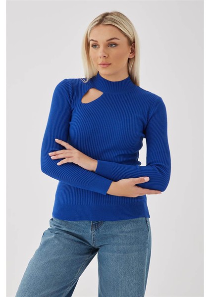 Kadın Pencere Detaylı Kazak 23K0167K1 Saks fiyatları