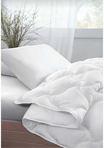 Lüx Soft Microfiber Çift Kişilik Yorgan + 2 Adet Yastık Set