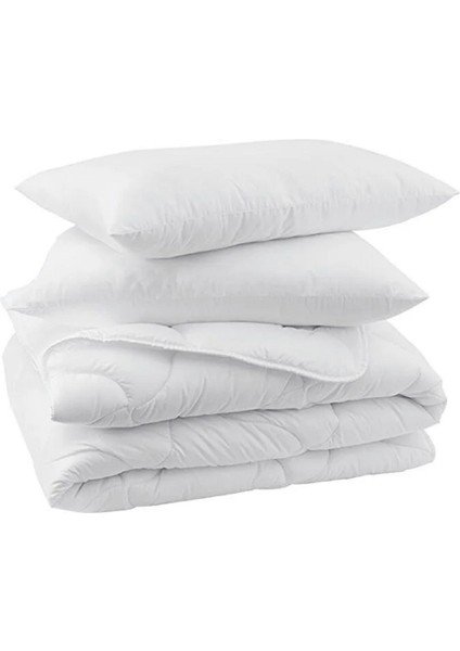 Lüx Soft Microfiber Çift Kişilik Yorgan + 2 Adet Yastık Set fırsatları