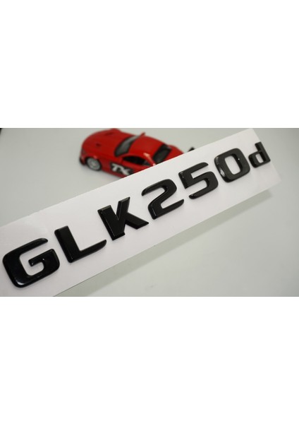 Benz Glk 250D Bagaj Parlak Siyah Abs 3m 3D Yazı Logo