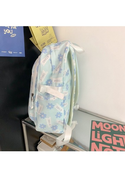 Sevimli Baskılı Sırt Çantası Ortaokul Lise Öğrenci Okul Çantası Büyük Kapasiteli Eğlence Sırt Çantası (Yurt Dışından) fiyatları