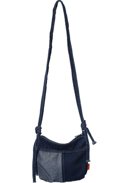 Yıkanmış Denim Kanvas Çanta Kadın Omuz Çantası Gündelik Cep Telefonu Çantası Mini Küçük Çanta Renk Çapraz Çanta (Yurt Dışından)
