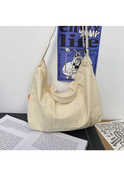 Kanvas Çanta Kadın Giyim Rüzgar Tite Çanta Moda Gündelik Kadın Çanta Büyük Kapasiteli Taşınabilir Crossbody Çanta (Yurt Dışından) indirimleri