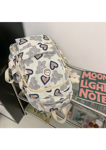 Aşk Baskılı Basit Sırt Çantası, Ortaokul, Lise ve Ilkokul Öğrencileri Için Okul Çantası, Büyük Kapasiteli Sırt Çantası (Yurt Dışından) indirimleri