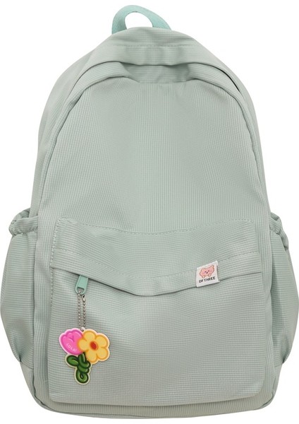 Düz Renk Basit Sırt Çantası, Ortaokul, Lise, Ilkokul Öğrencisi Okul Çantası, Büyük Kapasiteli Gündelik Sırt Çantası (Yurt Dışından)