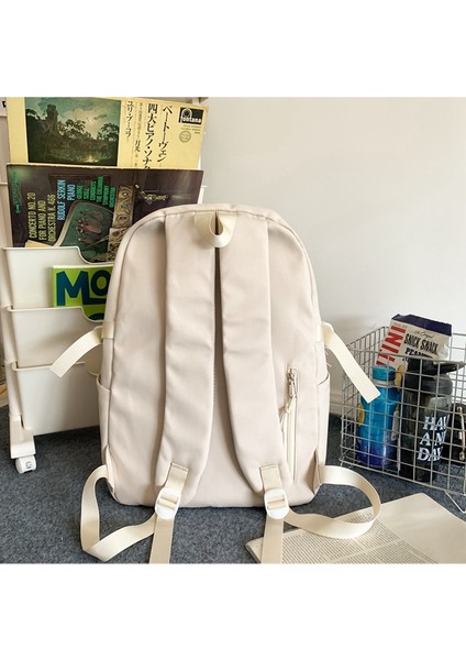 Sevimli Yıldız Sırt Çantası Kadın Ortaokul Lise Ilköğretim Okul Çantası Büyük Kapasiteli Rahat Seyahat Sırt Çantası (Yurt Dışından) modelleri