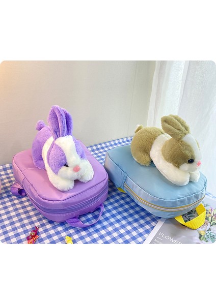 Sevimli Peluş Bebek Çocuk Sırt Çantası Tavşan Bebek Sırt Çantası Anaokulu Öğrenci Okul Çantası (Yurt Dışından) fiyatları