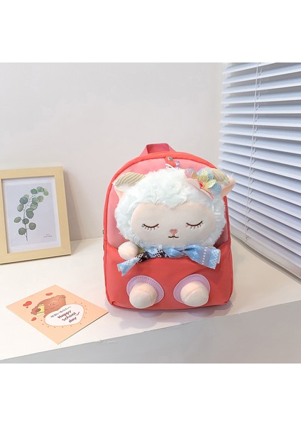 Moda Çocuk Sırt Çantası Sevimli Karikatür Kuzu Bebek Anaokulu Okul Çantası Kız Sırt Çantası (Yurt Dışından)
