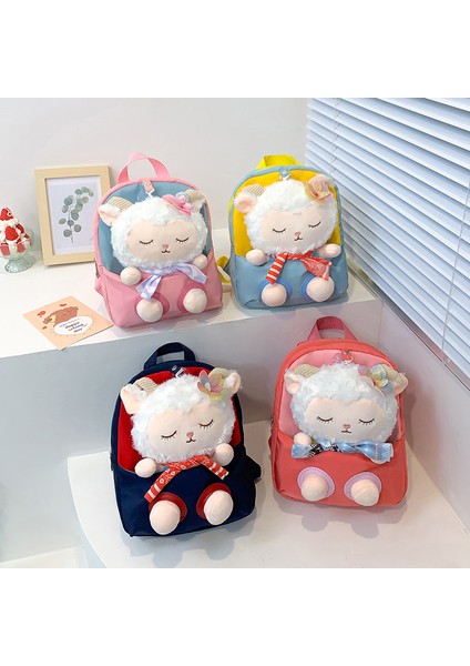 Moda Çocuk Sırt Çantası Sevimli Karikatür Kuzu Bebek Anaokulu Okul Çantası Kız Sırt Çantası (Yurt Dışından) fiyatları