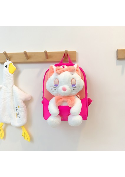 Karikatür Mary Kedi Bebek Çocuk Sırt Çantası Moda Sevimli Anaokulu Okul Çantası (Yurt Dışından)